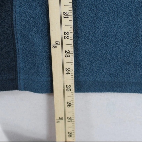 Columbia Teal Fleece Quarter-Zip Pullover - Picture 5 of 9